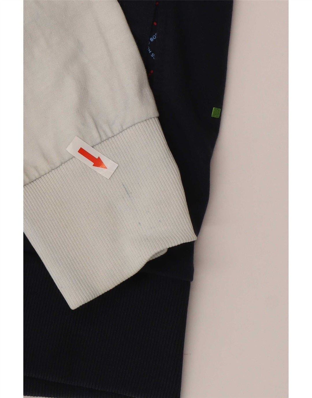 Hugo Boss Veste de survêtement pour homme Large Blanc Colourblock