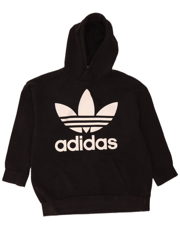Adidas Pull à capuche graphique pour homme Grand coton noir