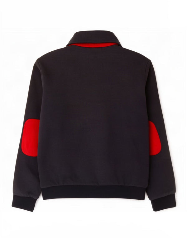 Adidas Veste de survêtement pour homme en coton color block bleu marine moyen