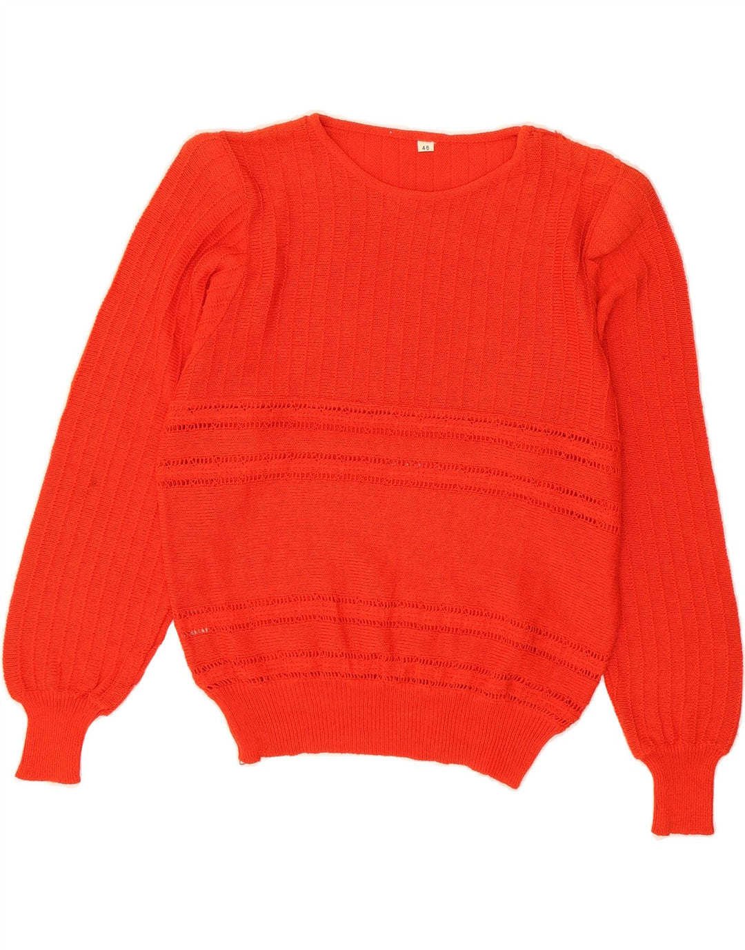 VINTAGE Womens Boat Neck Jumper Sweater IT 46 Large Red Vintage Vintage and Second-Hand Vintage from Messina Hembry 