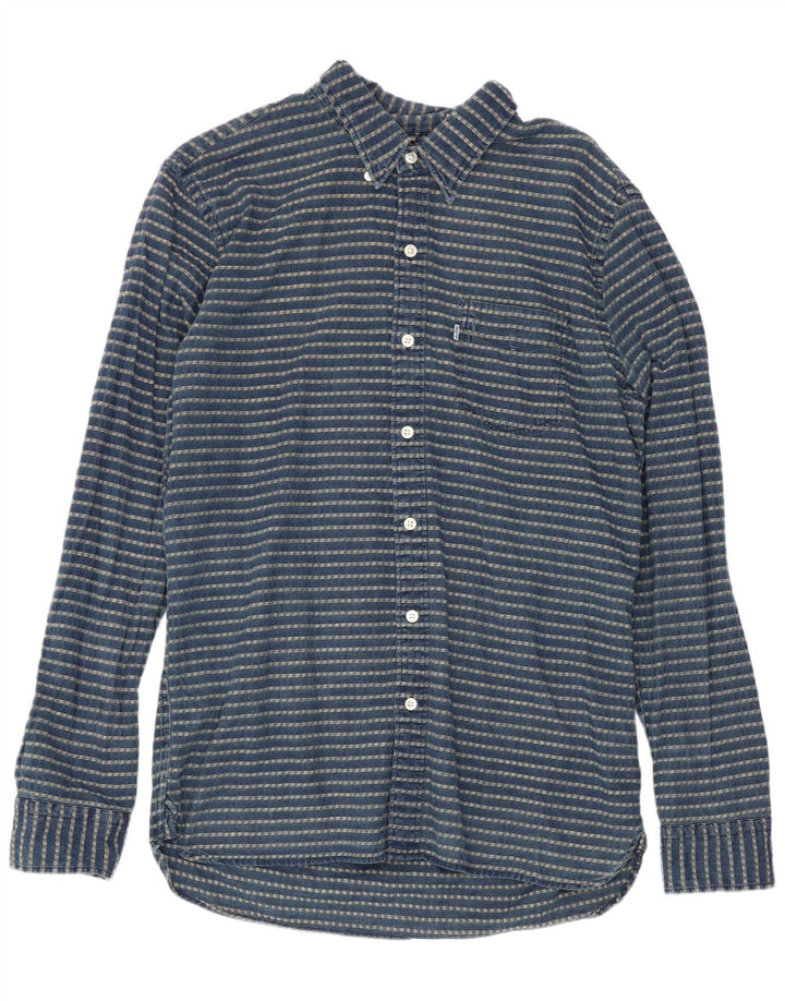 Levi's Chemise Homme Bleu Marine Moyen Rayé Coton