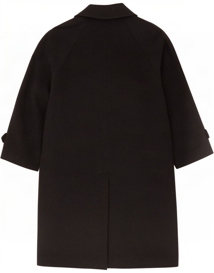 Tagliente Manteau Homme IT 50 Large Laine Vierge Noire