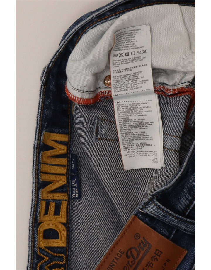 Superdry Jean Slim W32 L34 Bleu Coton Homme
