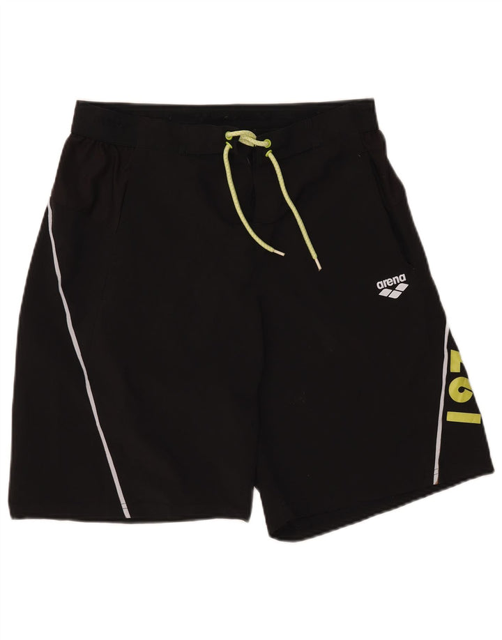Arena Short de Bain Graphic Homme Noir Taille L