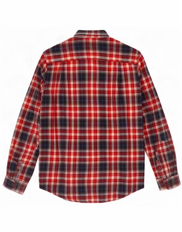 Superdry Chemise Flanelle XL Rouge Carreaux Coton Homme
