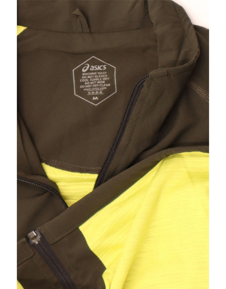 Asics Veste de Survêtement Homme Kaki Moyen