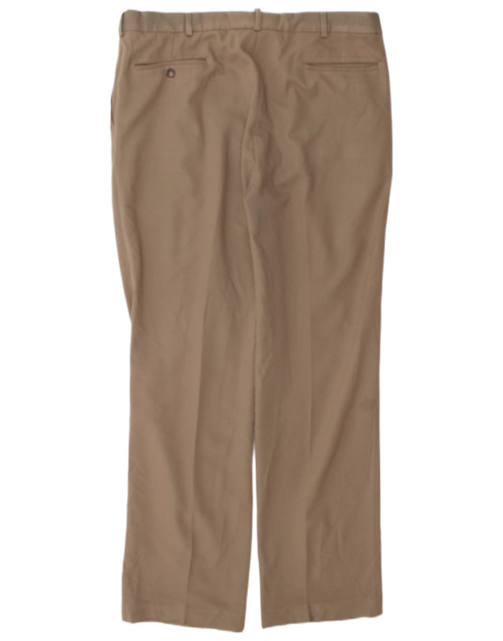 Farah Pantalon de costume pour homme W36 L32 Beige