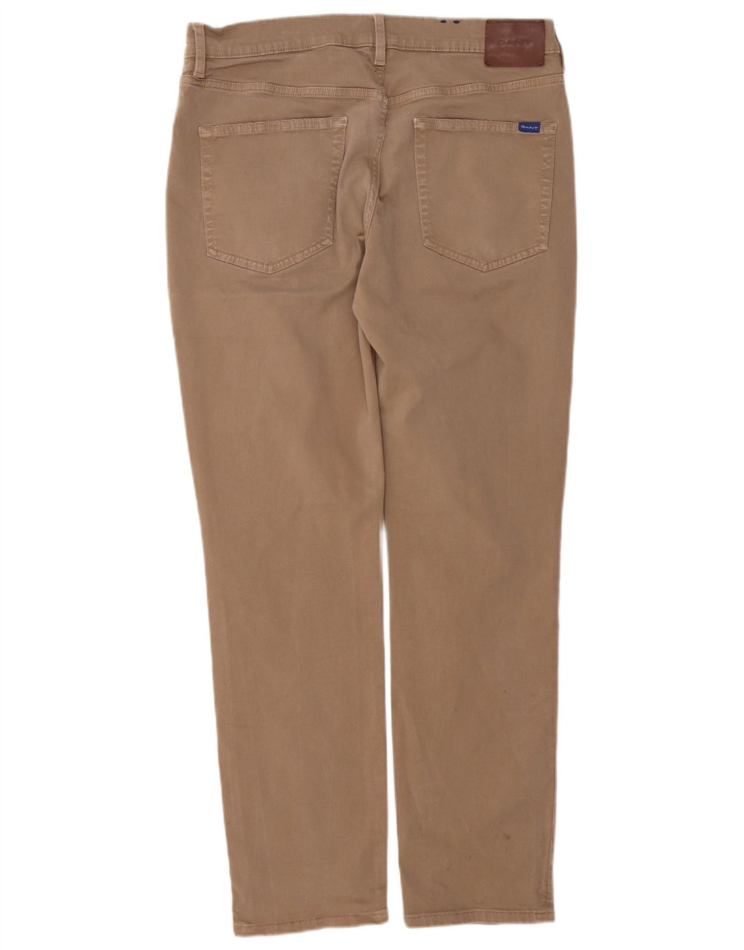 GANT Pantalon décontracté slim homme W36 L32 Beige Coton