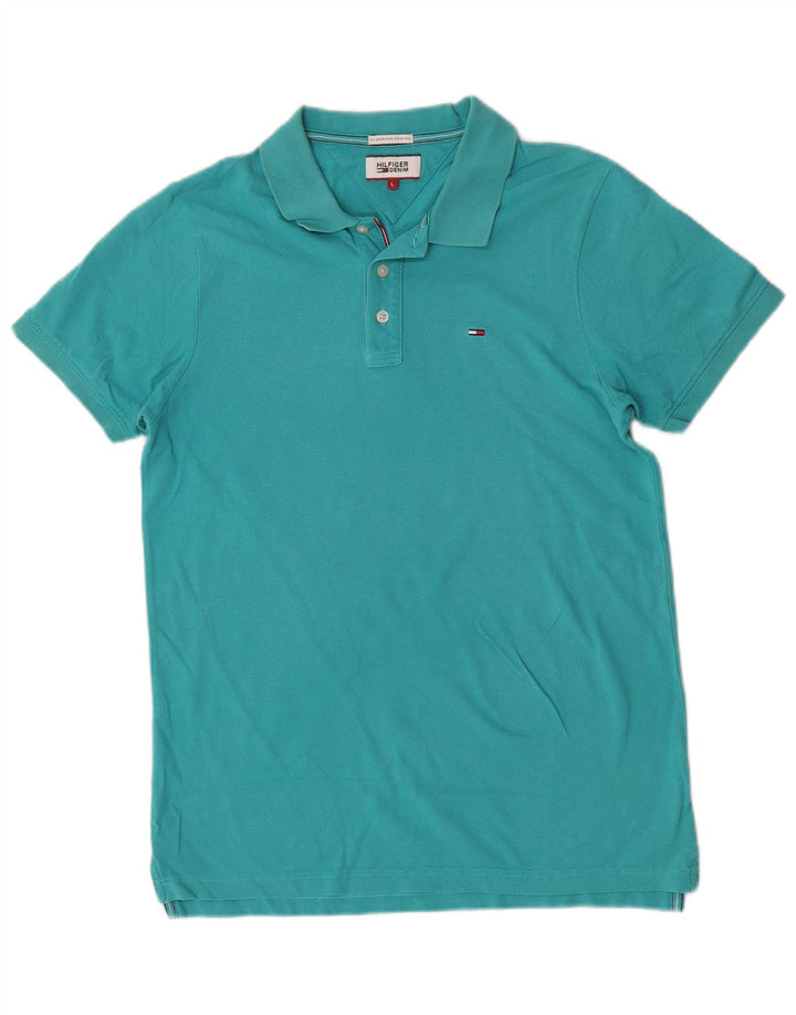 Tommy Hilfiger Polo Homme Grand Turquoise