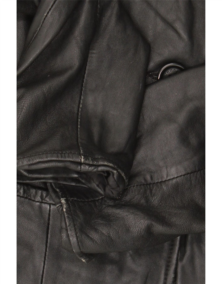 Calvin Klein Jeans Veste blazer à 1 bouton pour femme UK 10 Petit Noir
