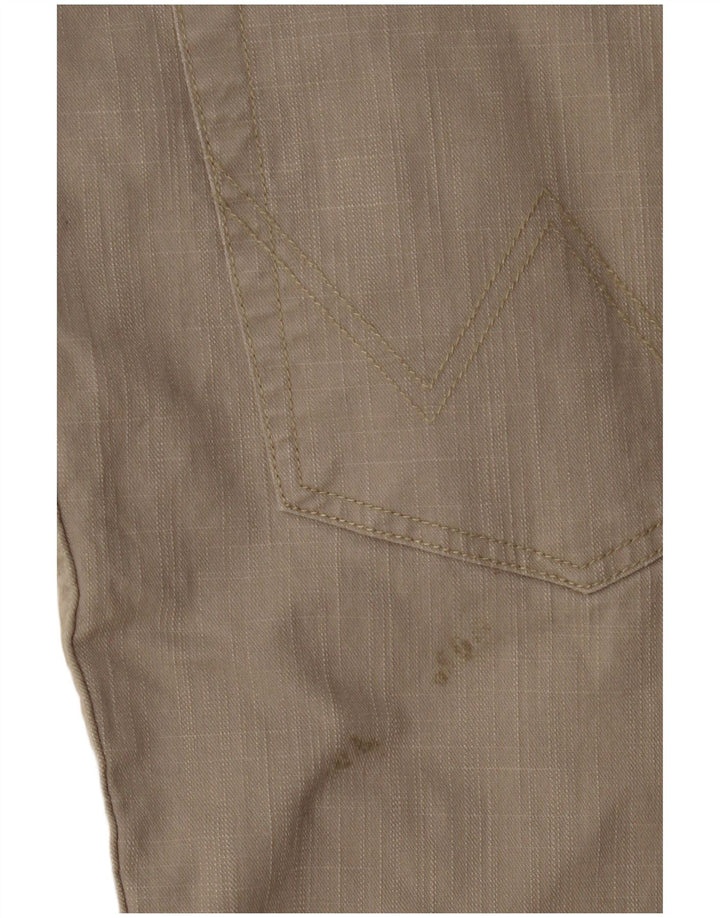 WRANGLER Pantalon décontracté droit coupe droite pour homme W40 L32 Coton beige