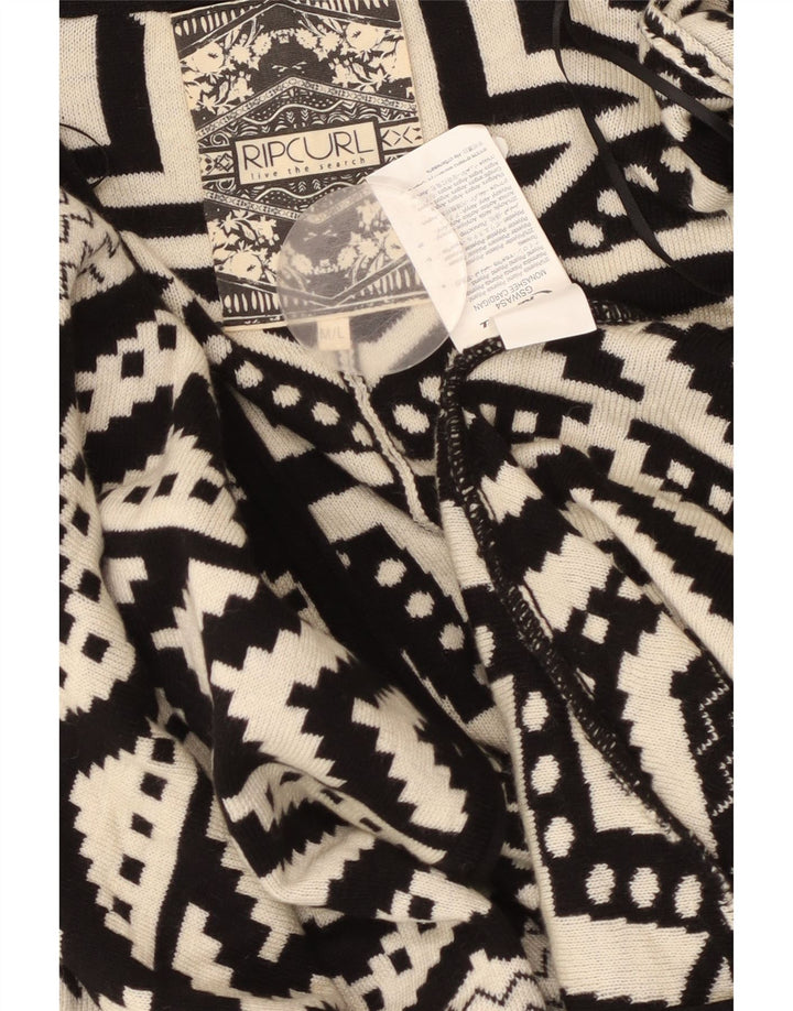 RIP CURL Pull Poncho Oversize Femme UK 14 Moyen Noir