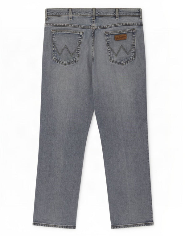 Wrangler Mens Texas Stretch Straight Jeans W40 L30 Blue Cotton
