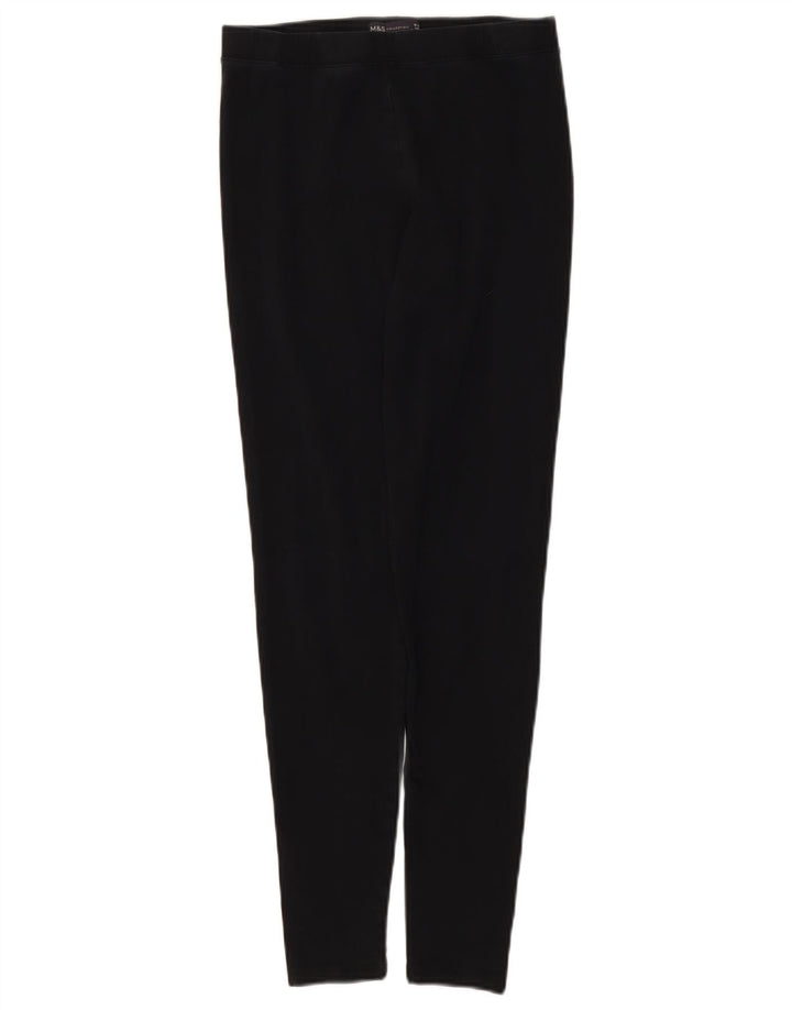 Marks & Spencer Leggings pour femmes UK 10 petit coton noir