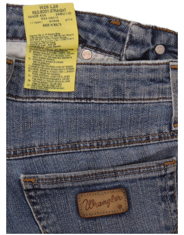 WRANGLER Jean droit femme W28 L28 bleu coton