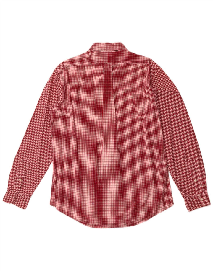 Polo Ralph Lauren Chemise sur mesure pour homme en coton vichy rouge moyen