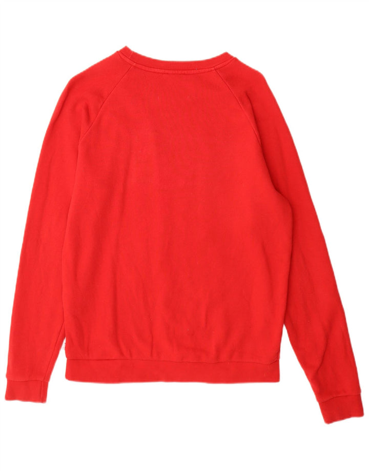 Levi's Sweat-Shirt Graphique Oversize Femme UK 6 XS Rouge Coton