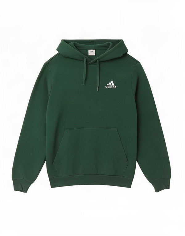 Adidas Pull à capuche pour homme Petit coton vert