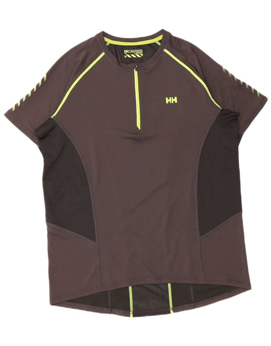 HELLY HANSEN Haut de Survêtement Pull à Manches Courtes pour Hommes XL Gris Colorblock