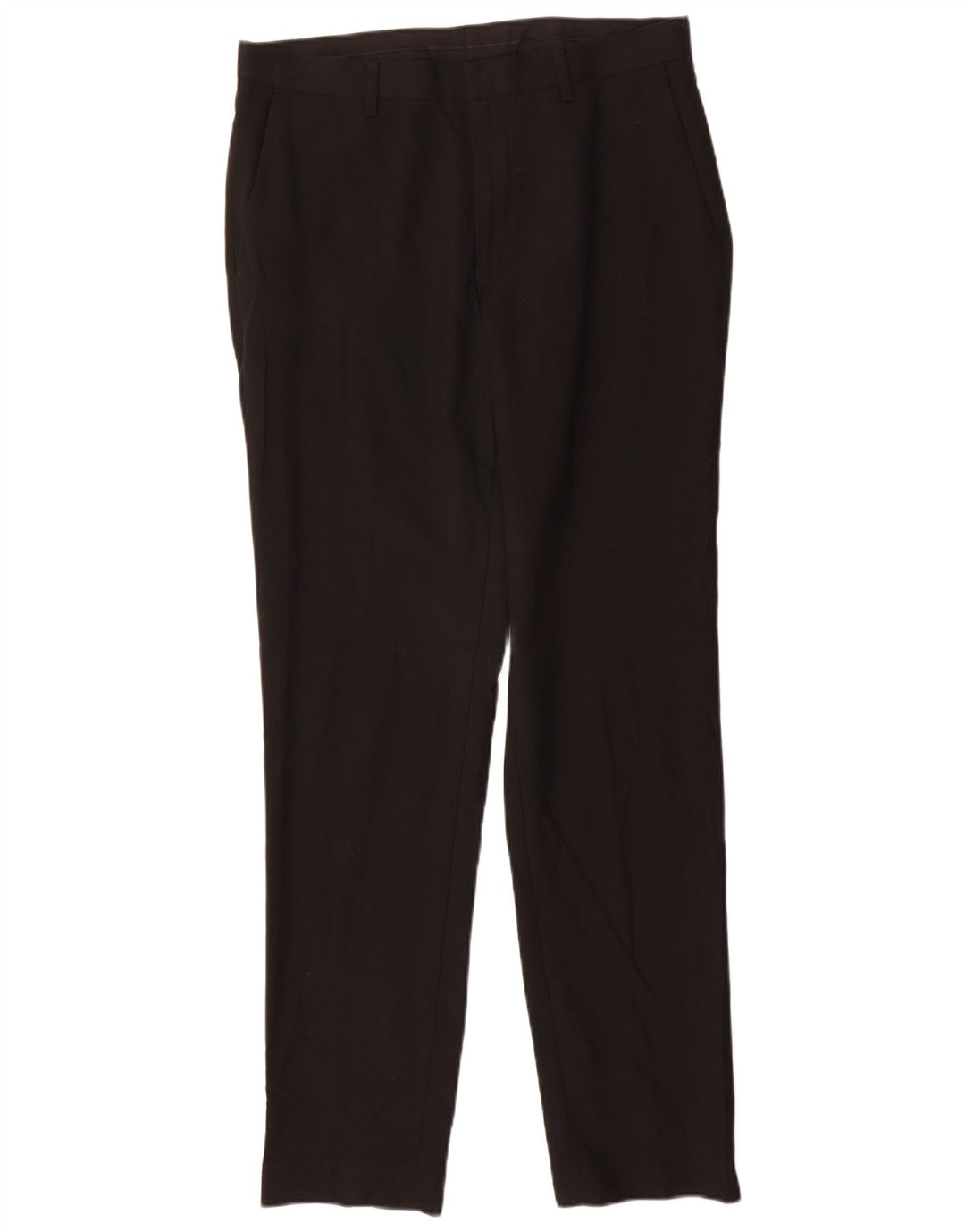 Marks & Spencer Pantalon de costume coupe slim pour homme W32 L33 Noir Polyester