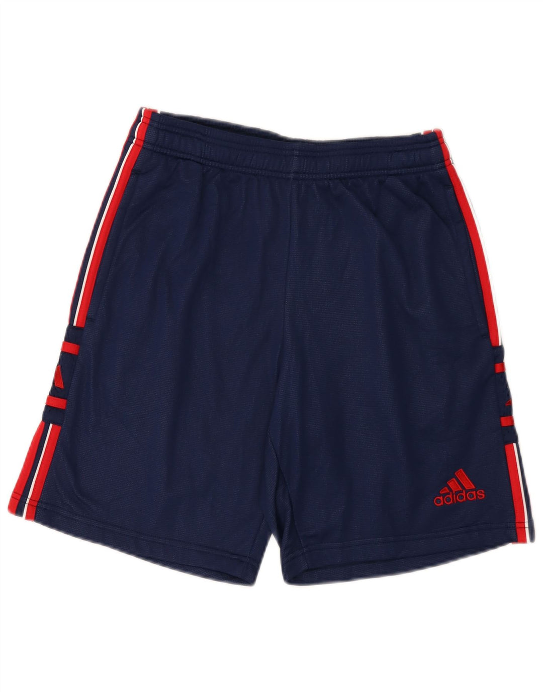 Adidas Short de Sport Graphique Homme Bleu Marine Moyen Polyamide