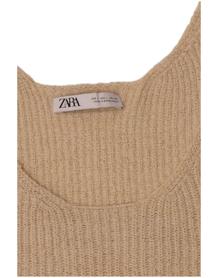 Zara Femme Débardeur UK 14 Large Beige