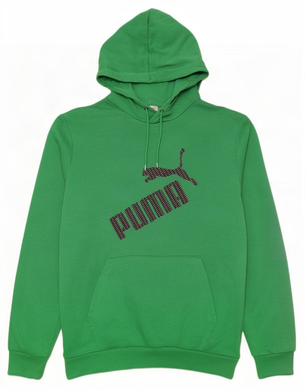 Puma Pull à Capuche Graphique Homme Vert Moyen