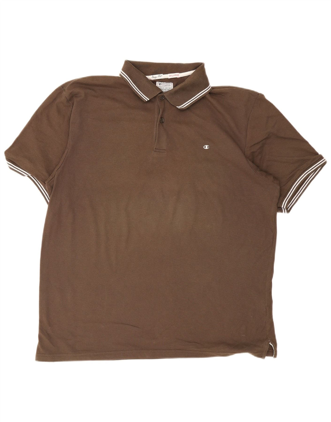 Champion Polo Easy Fit pour homme 3XL Marron