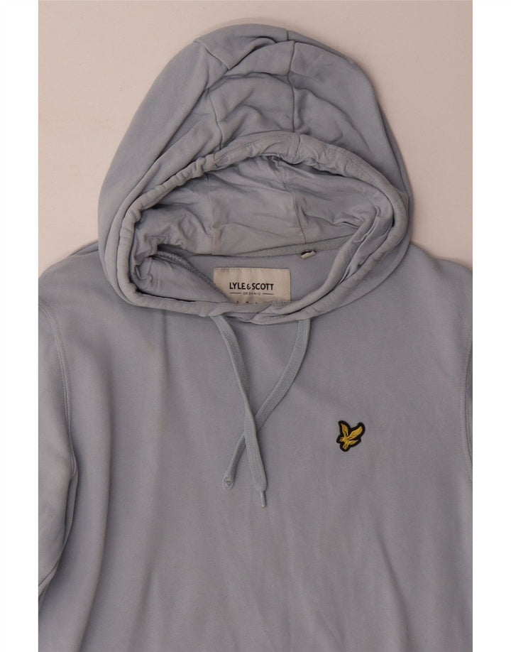 LYLE & SCOTT Pull à capuche pour homme Petit Bleu Coton