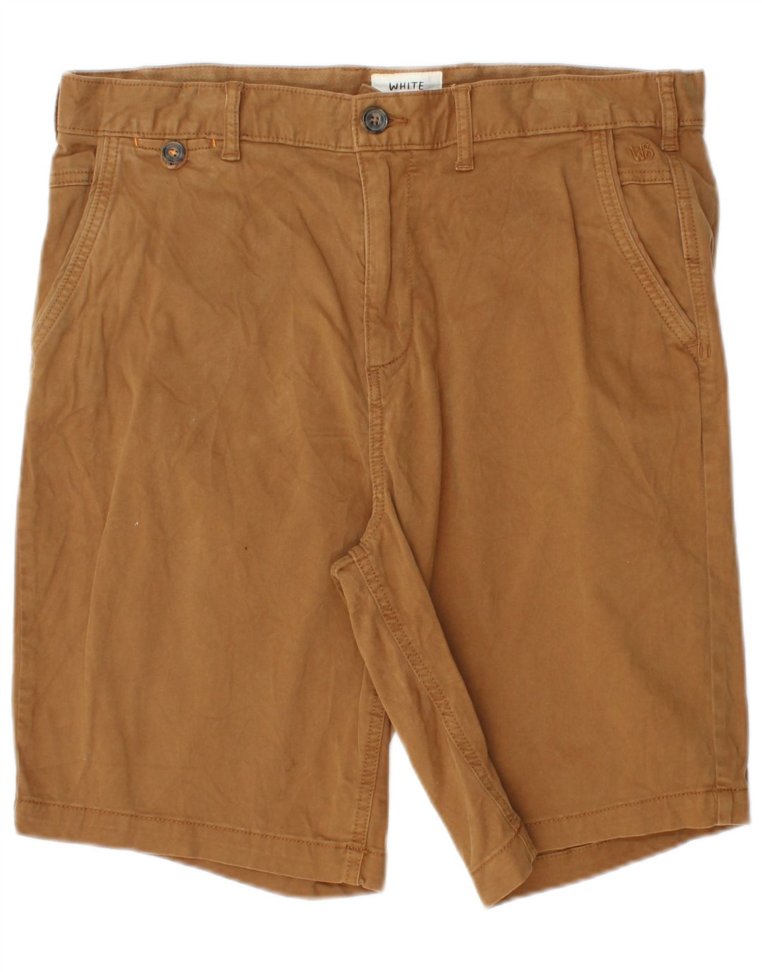 WHITE STUFF Short Chino Homme W34 Large Beige Coton