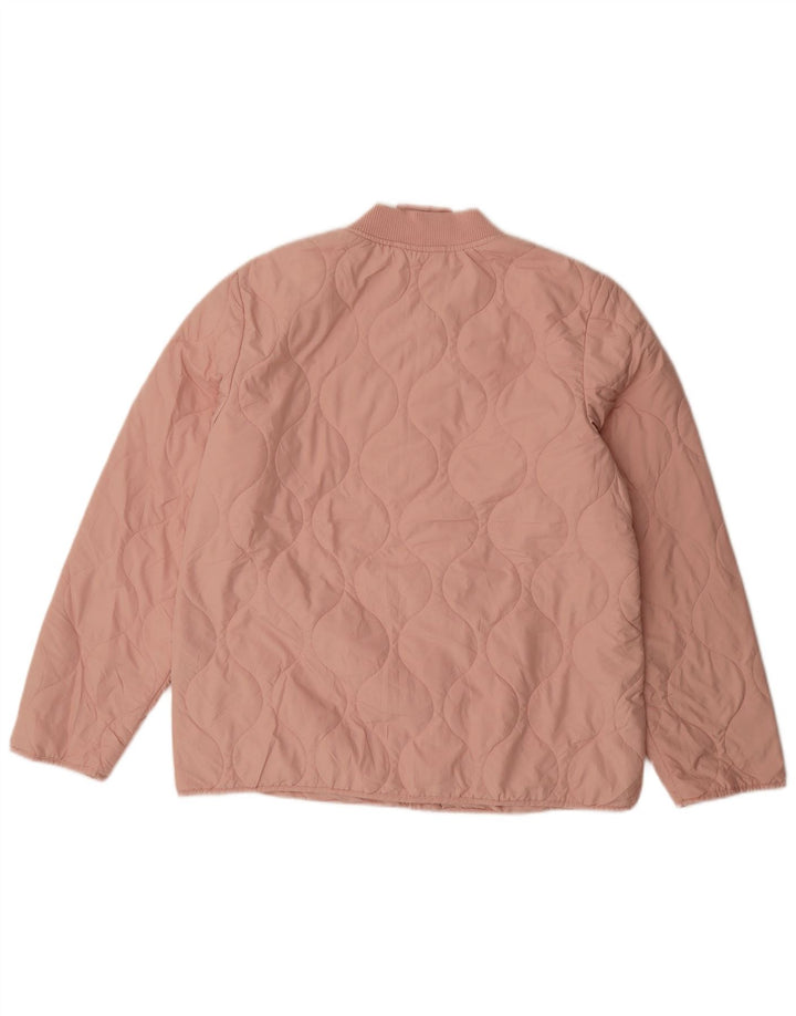 Marks & Spencer Veste matelassée pour femme UK 12 Polyester rose moyen