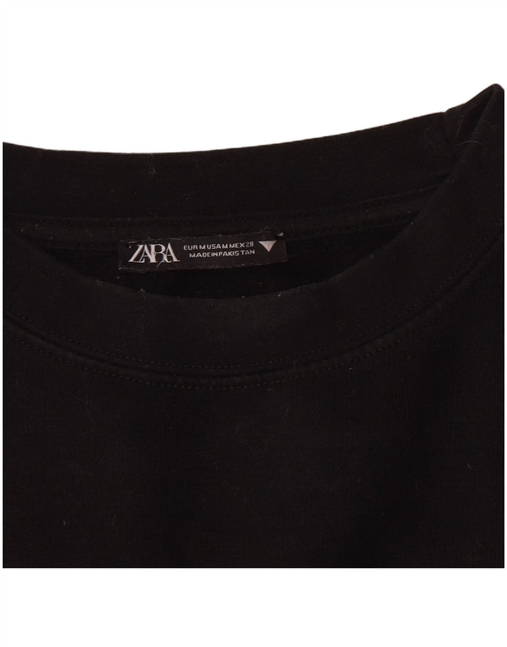 Zara Sweat-shirt pour femme UK 44 Noir moyen