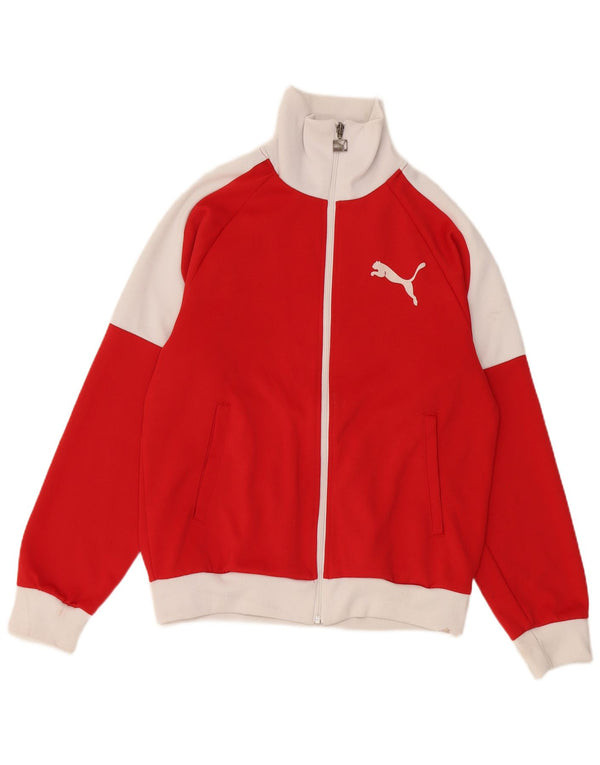 Puma Veste de Survêtement Graphique Fille 15-16 ans Rouge Colorblock
