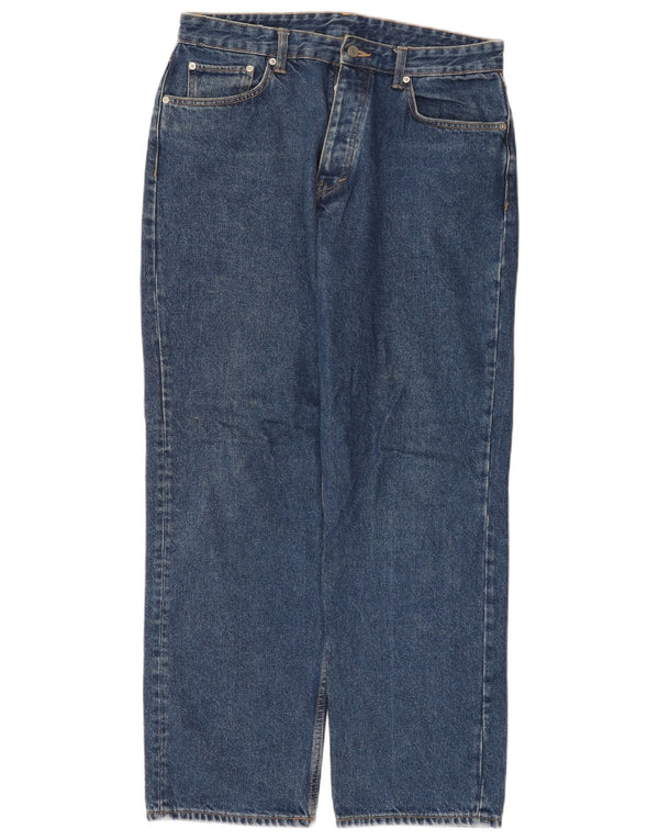 Zara Jean droit pour homme EU 42 Large W32 L30 Bleu