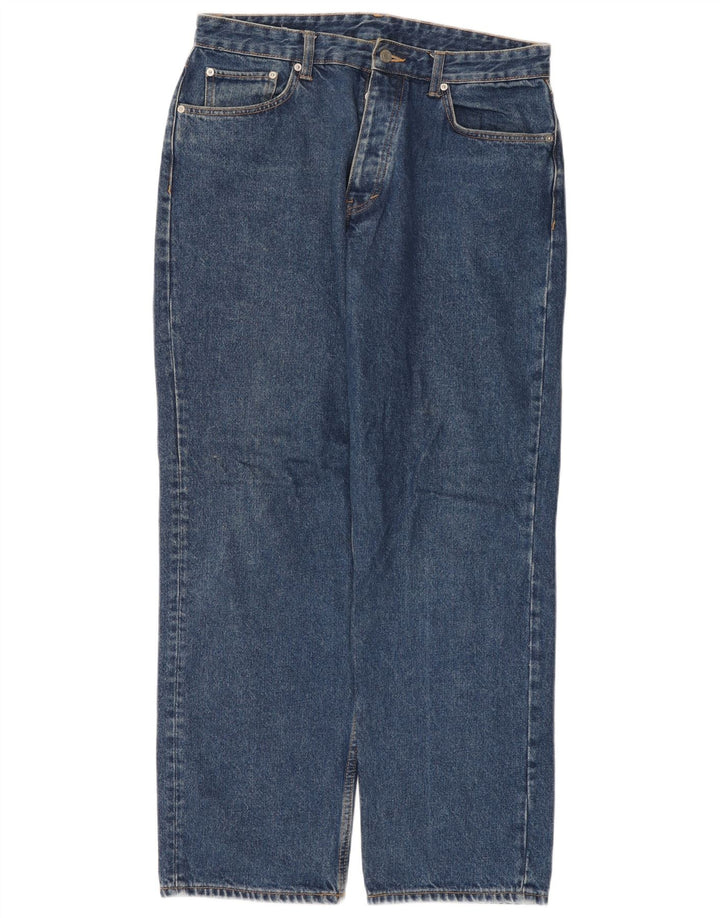 Zara Jean droit pour homme EU 42 Large W32 L30 Bleu