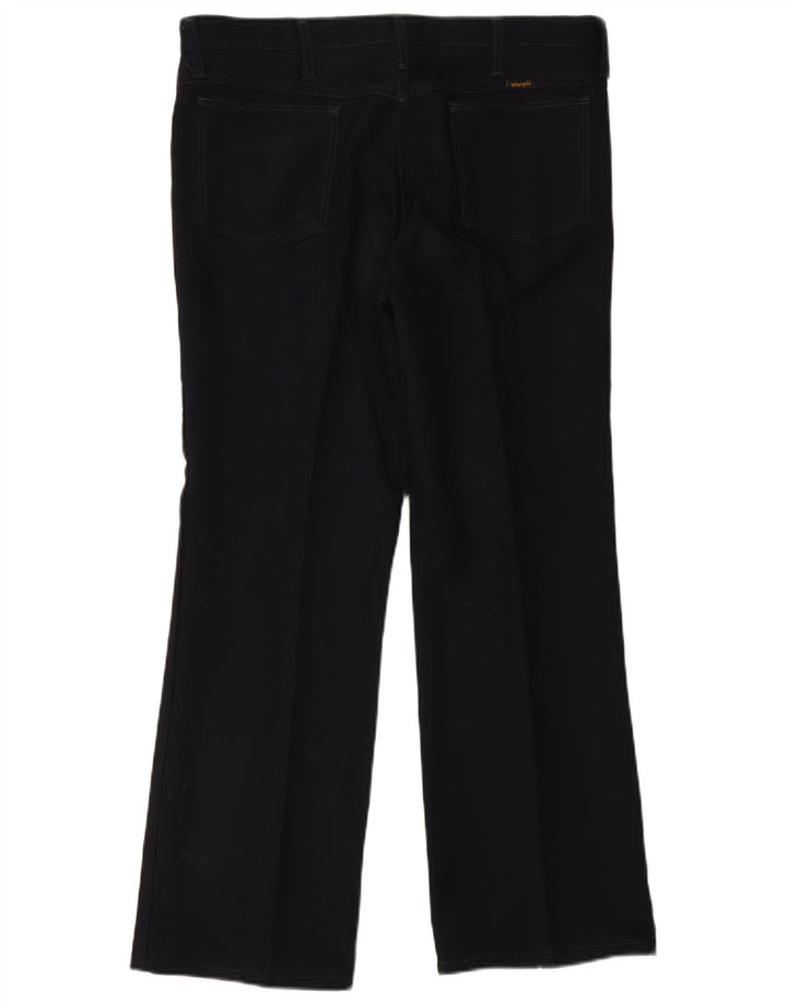 Wrangler Pantalon décontracté droit pour homme W36 L30 Bleu marine Polyester