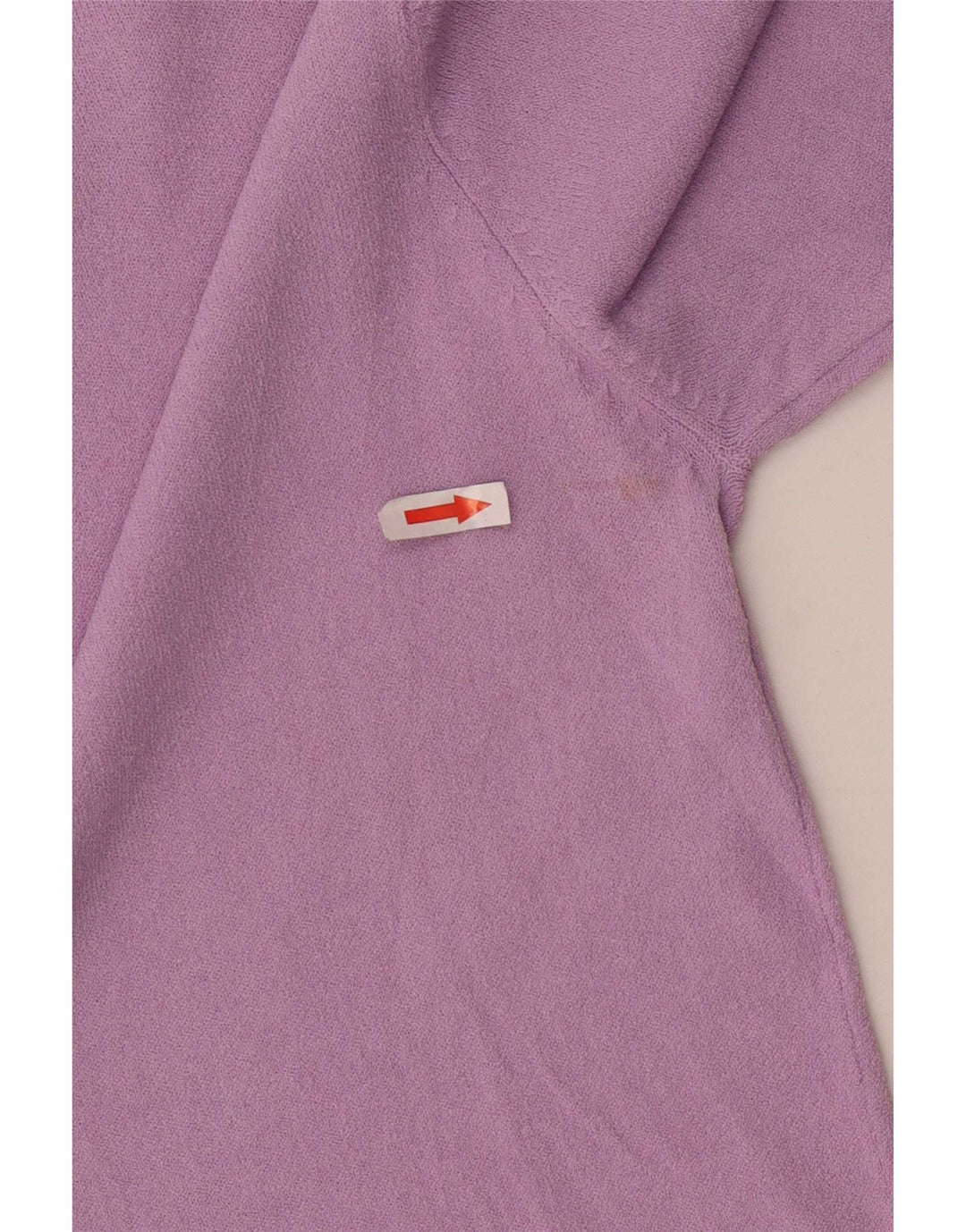 Zara Femme Top Manches 3/4 UK 12 Violet Moyen Viscose