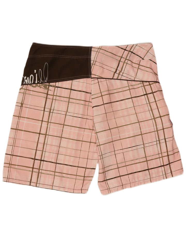 O'Neill Short de Bain Homme XL Rose à Carreaux