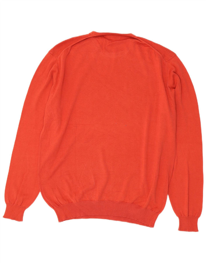 Kappa Pull à col rond pour homme XL Rouge Coton
