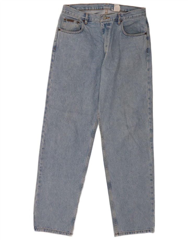 Calvin Klein Jean droit homme W32 L32 bleu coton