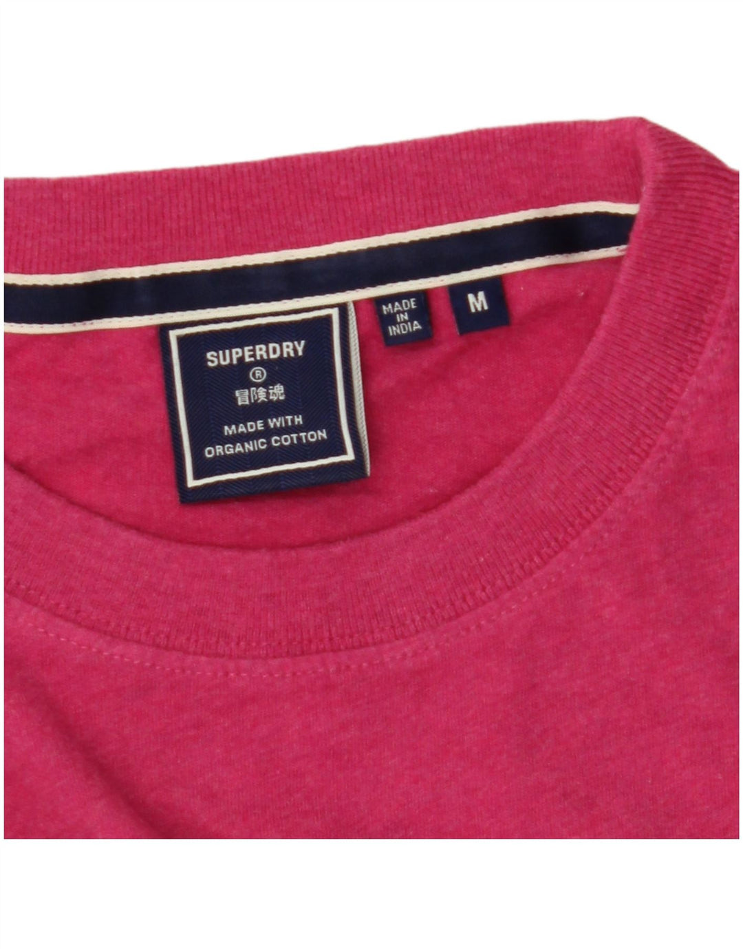 Superdry T-Shirt Homme Rose Moyen Moucheté Coton