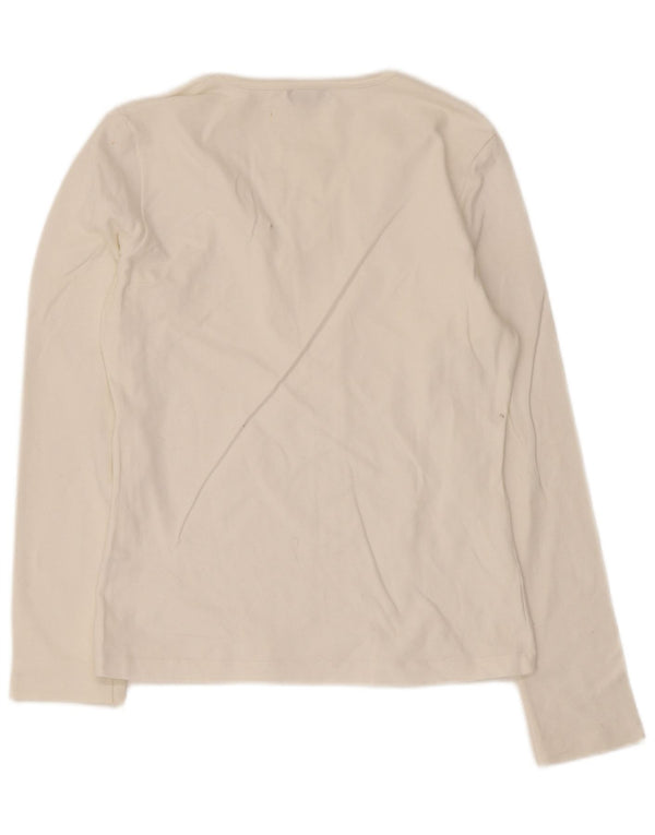Best Company Haut à manches longues pour femme UK 44 Large Lycra blanc
