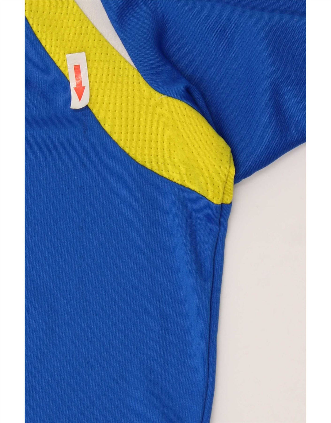 Adidas Hommes Climalite T-Shirt Haut Grand Bleu Colorblock Polyester