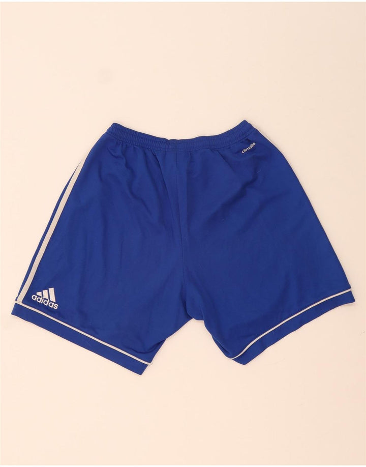 Adidas Short de sport Climalite pour homme Petit Bleu Polyester