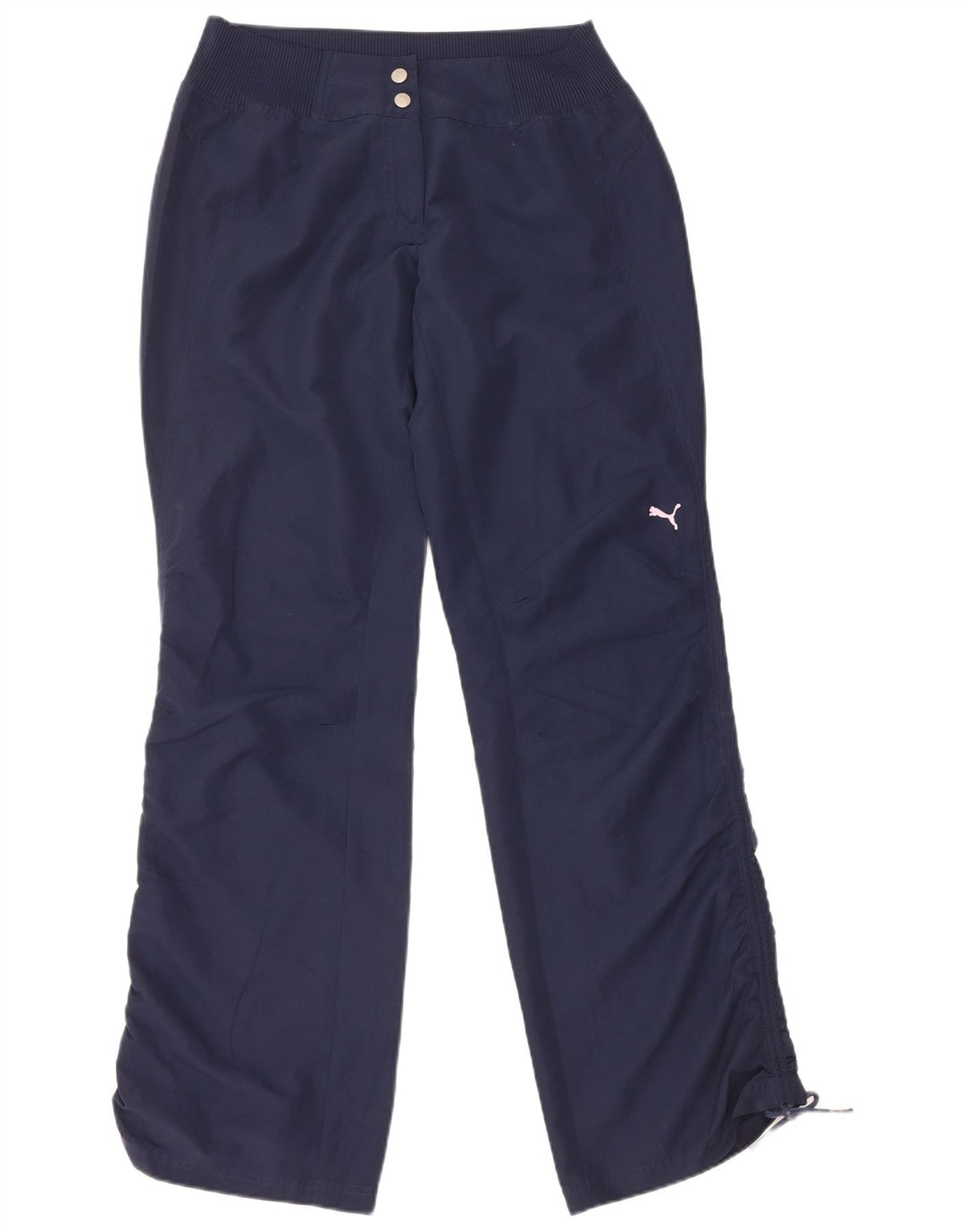 PUMA Pantalon de survêtement pour femme UK 12 Bleu marine moyen Polyester