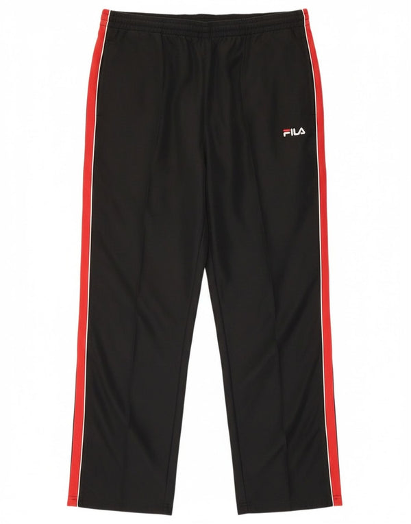 Fila Pantalon de survêtement pour homme XL Noir Colourblock Polyester