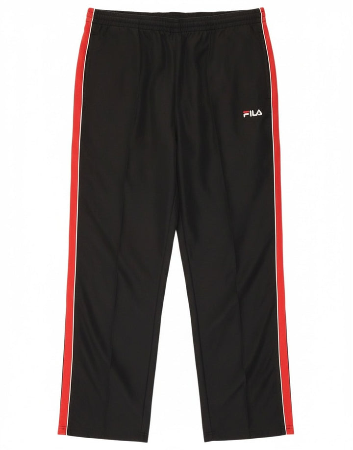 Fila Pantalon de survêtement pour homme XL Noir Colourblock Polyester