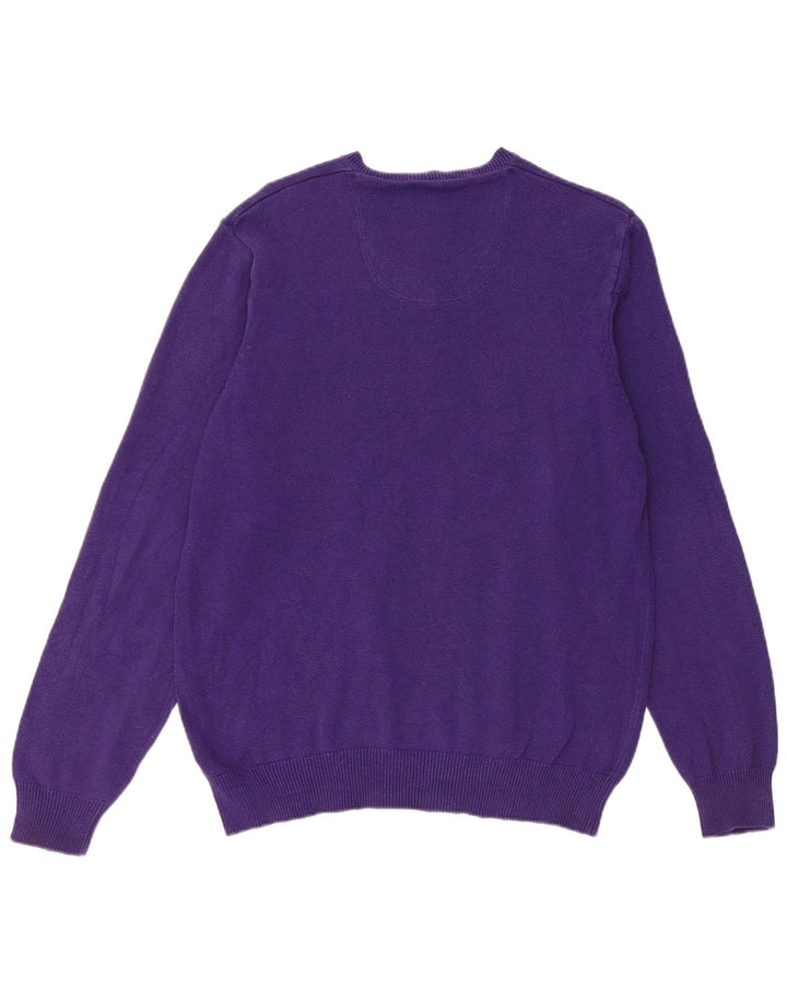 Marks & Spencer Pull Blue Harbor Col V Homme Violet Moyen