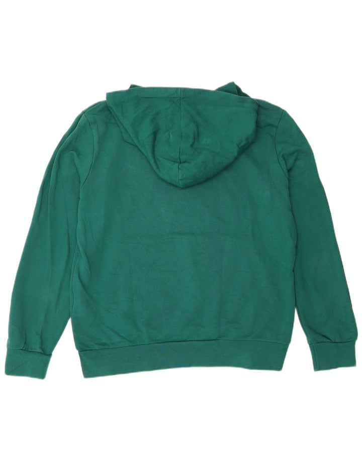 Diadora Pull à Capuche Graphique Homme Vert Moyen Coton