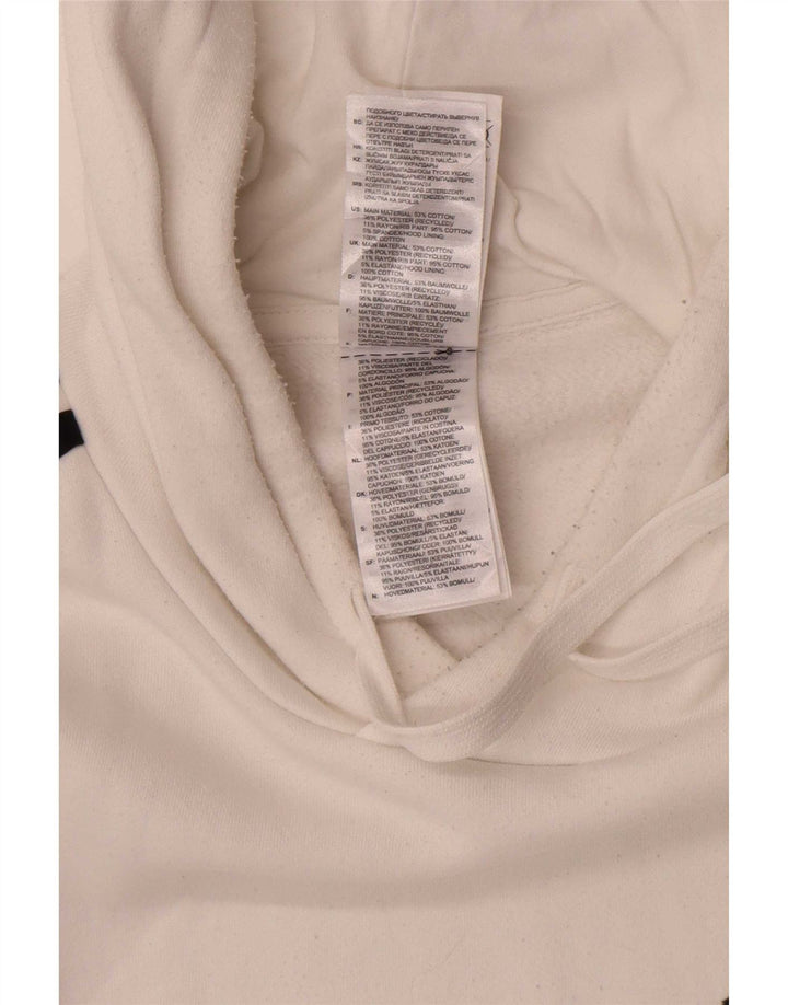Adidas Pull à capuche pour homme en coton blanc moyen